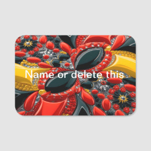 Name tag with Germany Colours