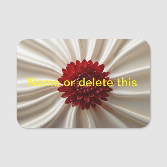 Name tag with Japan Colours (Front)