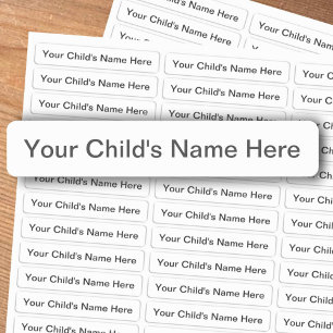 Name Tags for Child's Clothing