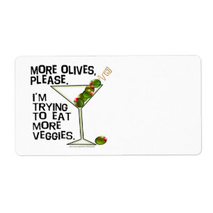 NAME TAGS, LABELS - More Olives - Eating Veggies!
