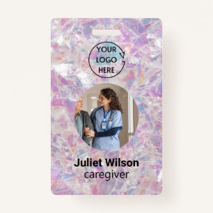 name tags nice caregiver id badge ID badge