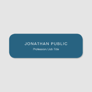 Name Tags Simple Modern Elegant Template Rounded