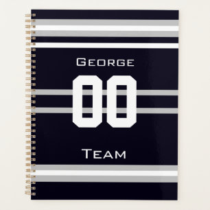 name,#, team, sports fan Team Planner