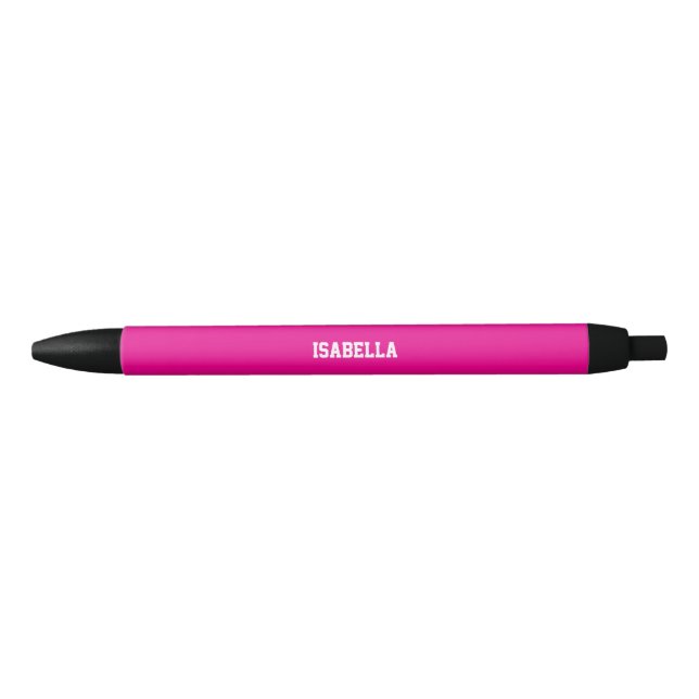 Name Template  Black Ink Pen (Front)