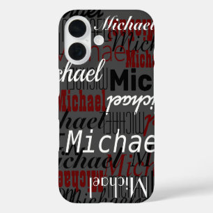 Name Template iPhone 16 Case
