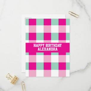 Name Template Happy Birthday Card 