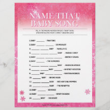 Name That Baby Song [Snowy Pink]