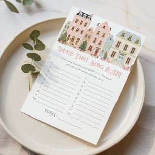 Name That Song Baby Christmas Village game