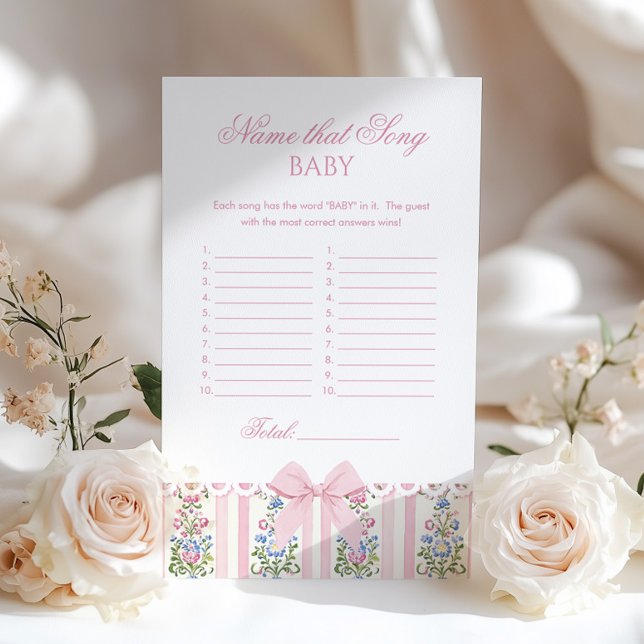 Name That Song Baby Love Shack Baby Coquette game (Creator Uploaded)