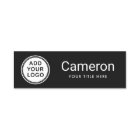 Name title custom logo black business employee