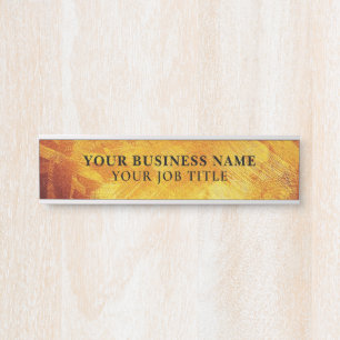 Name Title Employee Office Door Sign
