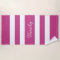 Name Trendy Pink And White Stripes Pattern
