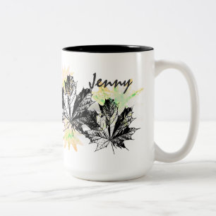 Name Two-Tone Coffee Mug