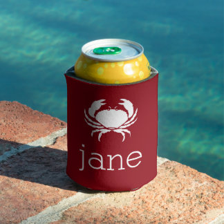 Name With Crab Can Cooler