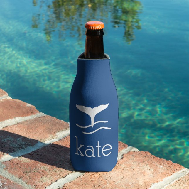 Name With Whale's Tail Bottle Cooler (In Situ Pool)