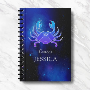 Name with Zodiac sign Cancer Notebook
