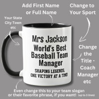 Name, Worlds Best Baseball Team Manager - Legends