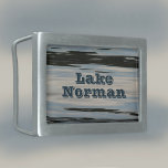 Name Your Favourite Lake Water Blue Beige Black Belt Buckle<br><div class="desc">This multicolored blue, beige black and grey belt buckle is Designed by Nature with rippling dark lake water reflecting blue sky and white clouds. This stylish belt buckle is sophisticated and elegant while also being naturally earthy and rustic. The colours of this distinctive belt buckle coordinate with almost any style....</div>