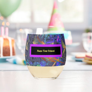 Name Your Poison Stemless Wine Glass