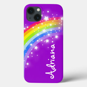 Named 7 letter rainbow purple girls ipad case