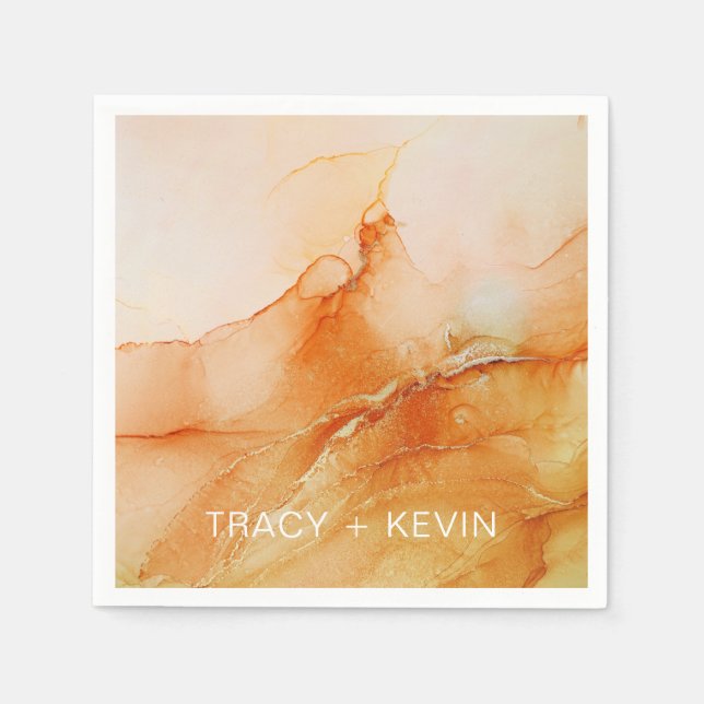 Named Abstract  Napkin (Front)