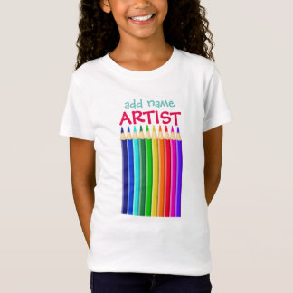 Named Artist: Colour Crayon or Pencil T-Shirt