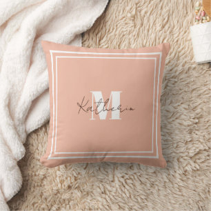 Named Blush Colour F1B9A3 Cushion