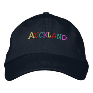 Namedrop Nation_Auckland multi-coloured Embroidered Hat