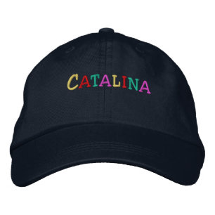 Namedrop Nation_Catalina multi-coloured Embroidered Hat
