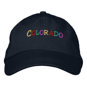 Namedrop Nation_Colorado multi-coloured Embroidered Hat