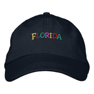 Namedrop Nation_Florida multi-coloured Embroidered Hat