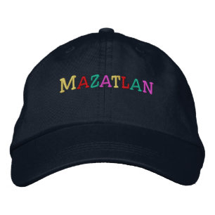 Namedrop Nation_Mazatlan multi-coloured Embroidered Hat