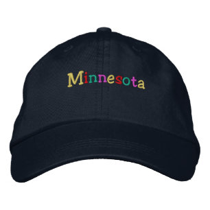 Namedrop Nation_Minnesota multi-colored Embroidered Hat