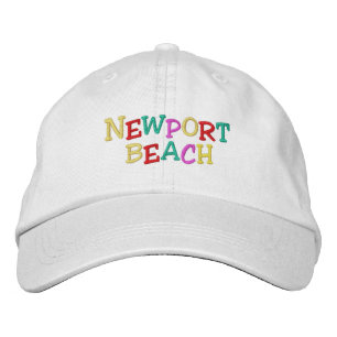 Namedrop Nation_Newport Beach multi-coloured Embroidered Hat