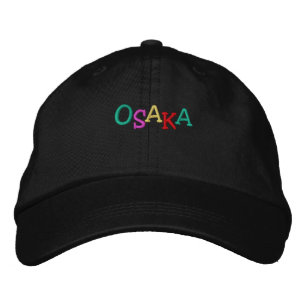Namedrop Nation_Osaka multi-coloured Embroidered Hat
