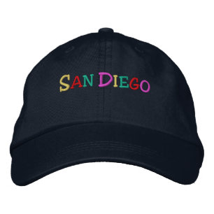 Namedrop Nation_San Diego multi-coloured Embroidered Hat