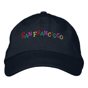 Namedrop Nation_San Francisco Multi-coloured Embroidered Hat