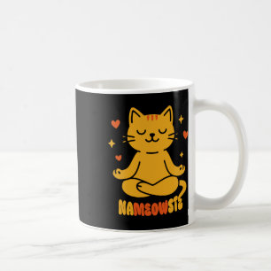 Nameowste Cat Pose Zen Meditation For Cat Lovers C Coffee Mug
