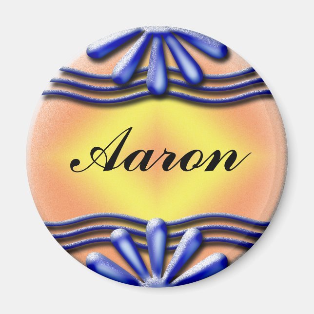 Nameplate Blue Magnet (Front)