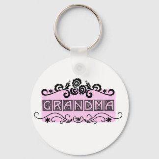 Nameplate Grandma T-shirts and Gifts Key Ring
