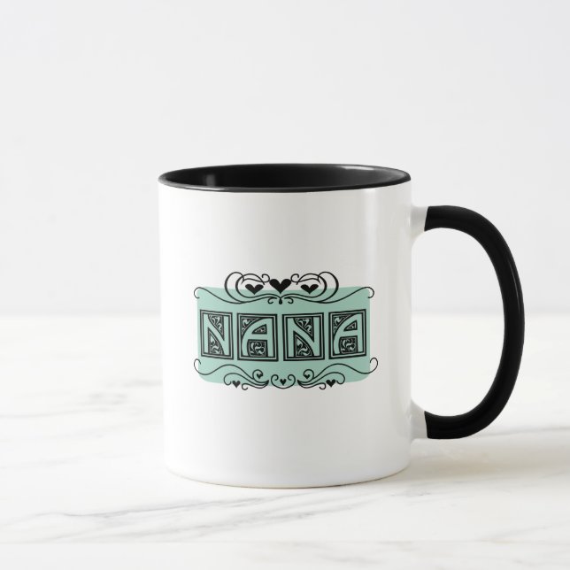 Nameplate Nana T-shirts and Gifts Mug (Right)