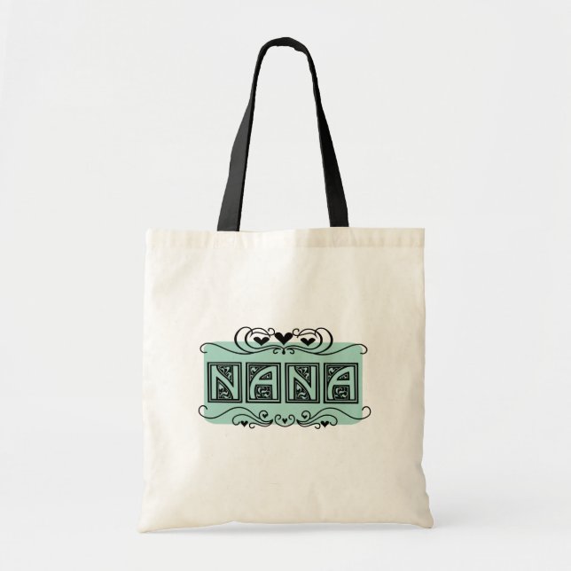 Nameplate Nana T-shirts and Gifts Tote Bag (Front)