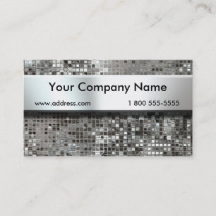 Nameplate On Sequins Business Cards