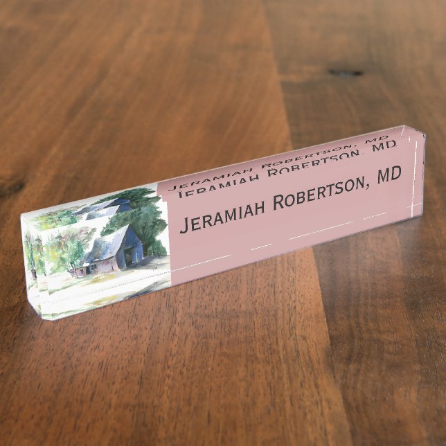 Nameplate - Rural Barn (Side)