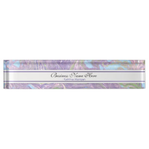 Nameplate Template Abstract