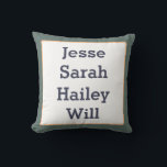Names Cushion<br><div class="desc">The perfect place for everyone's names.</div>