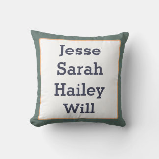 Names Cushion