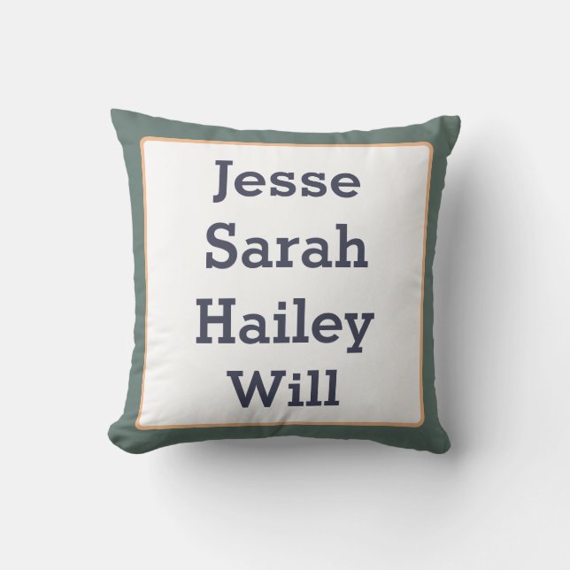 Names Cushion (Front)