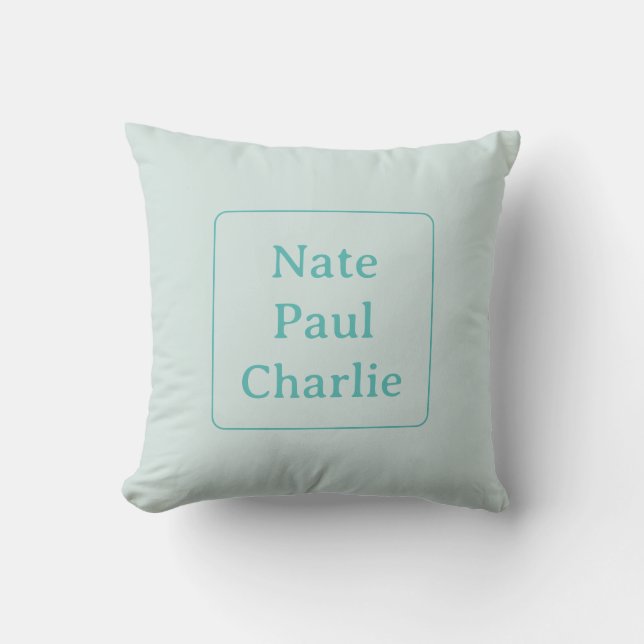 Names  cushion (Front)