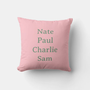 Names cushion